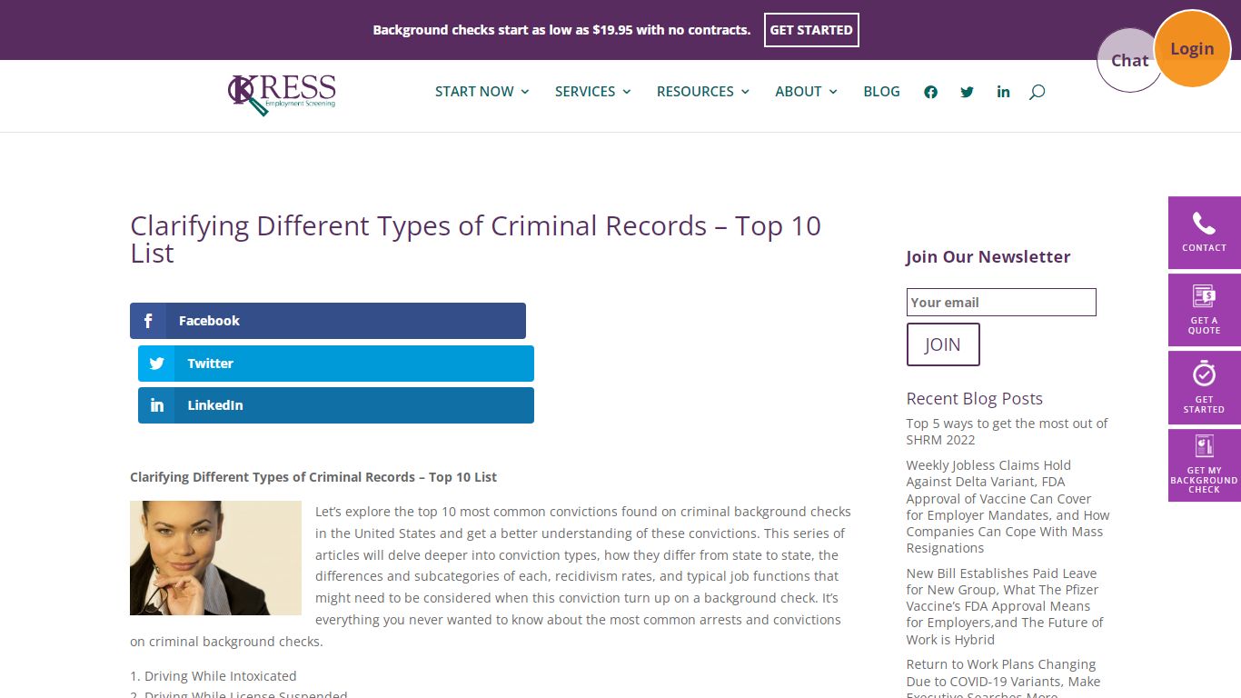 Clarifying Different Types of Criminal Records – Top 10 List